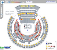 FanSnap Map - U2 Tickets